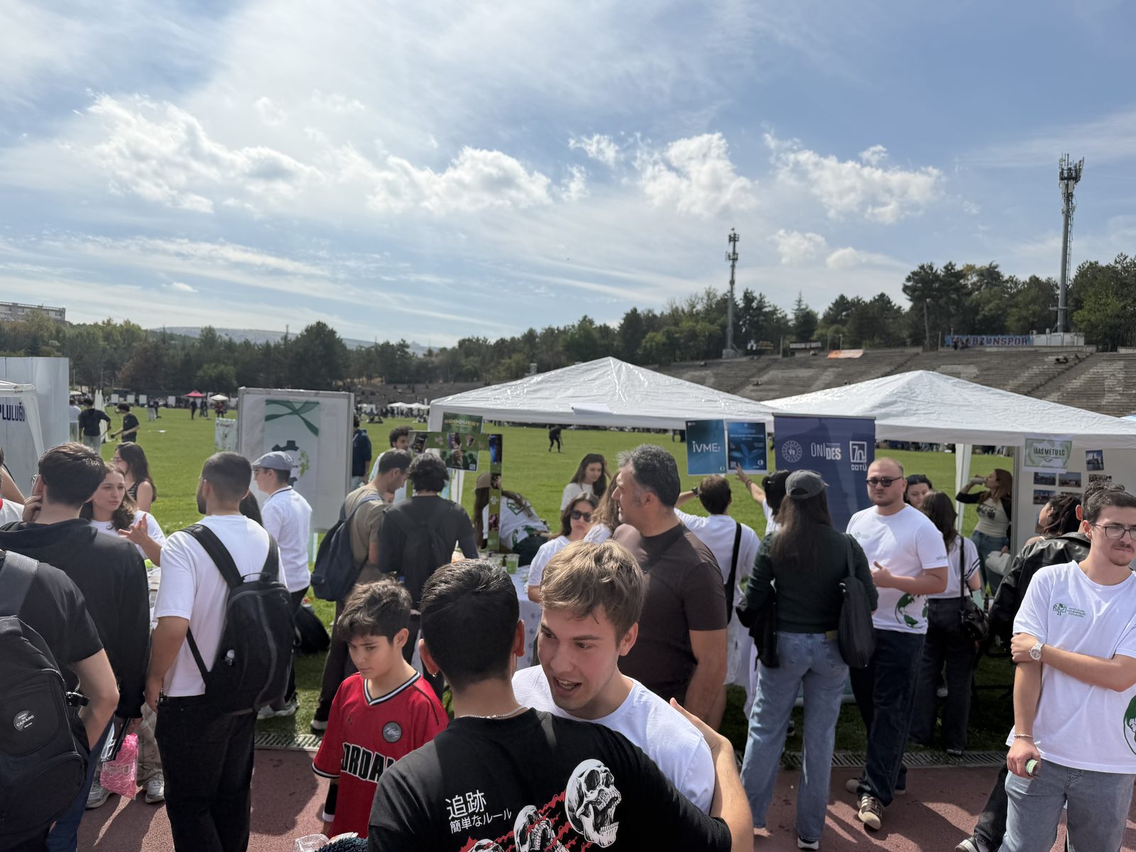 Tanıtım günlerinde stand alanı